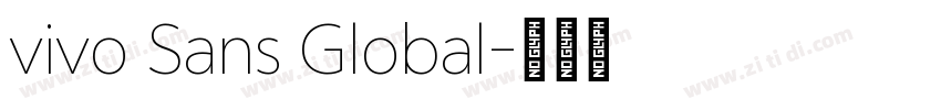 vivo Sans Global字体转换